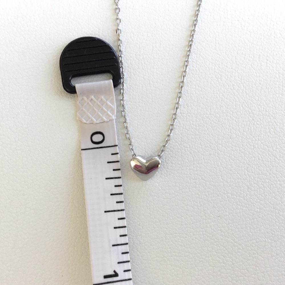 Sale $20 Firm! Sterling Silver Heart Necklace - Picture 6 of 16